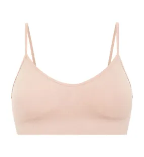 Brassière Bretelles Fines avec Coques Souples Amovibles