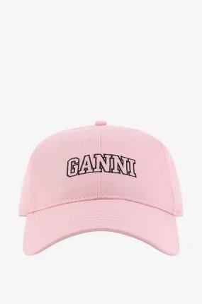 Casquette en coton bio brodée GANNI