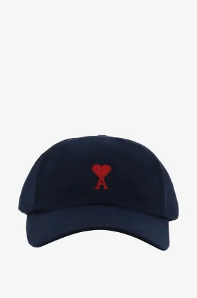 Casquette en gabardine brodée Ami de Coeur