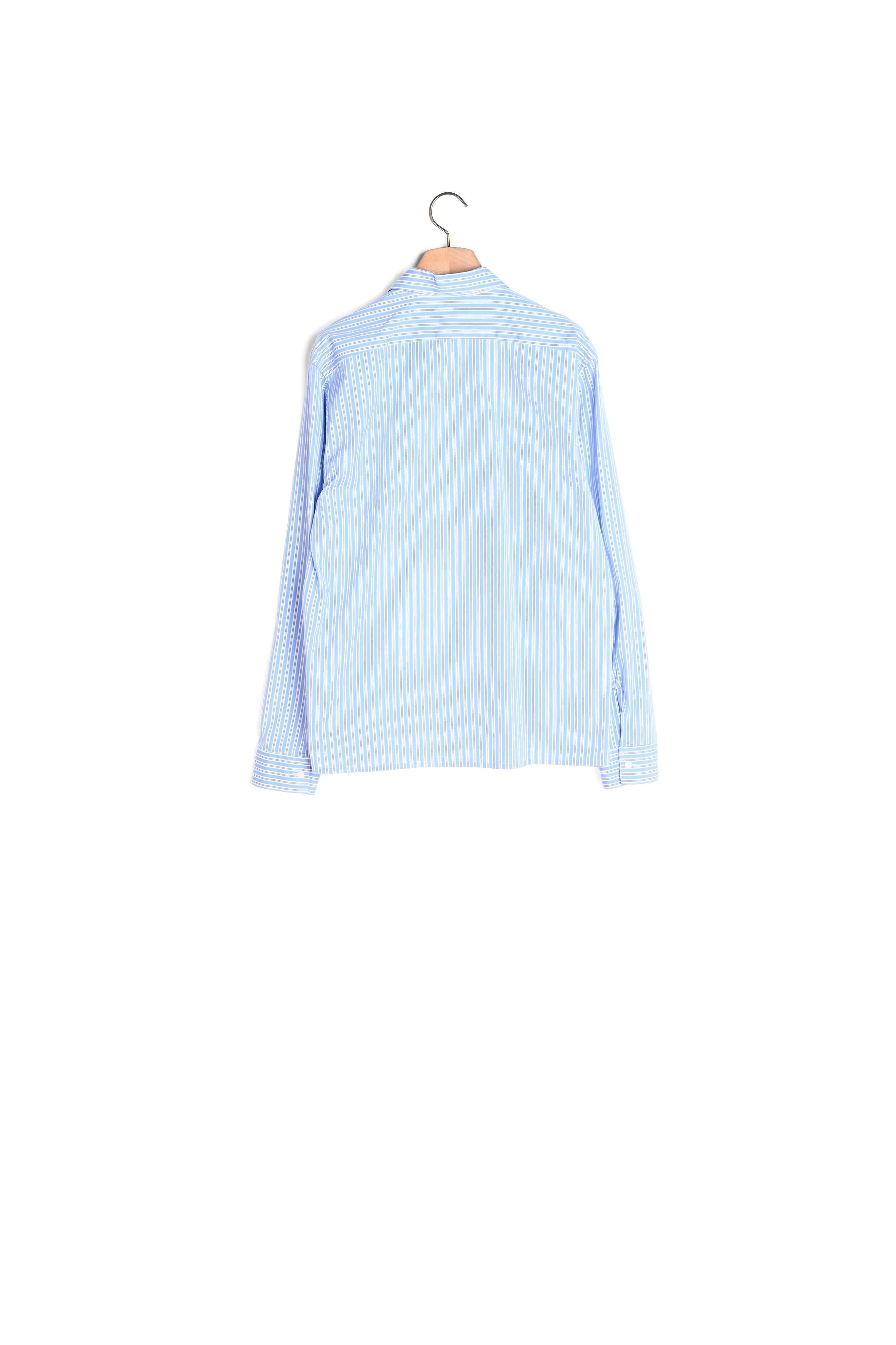 Chemise rayée zippée