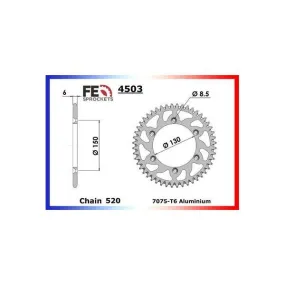 COURONNE ALU YAM YZF.250 '01/10 46 520