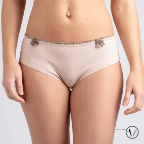 Culotte shorty Marguerite Chair en coton biologique - Coeur de Lys 