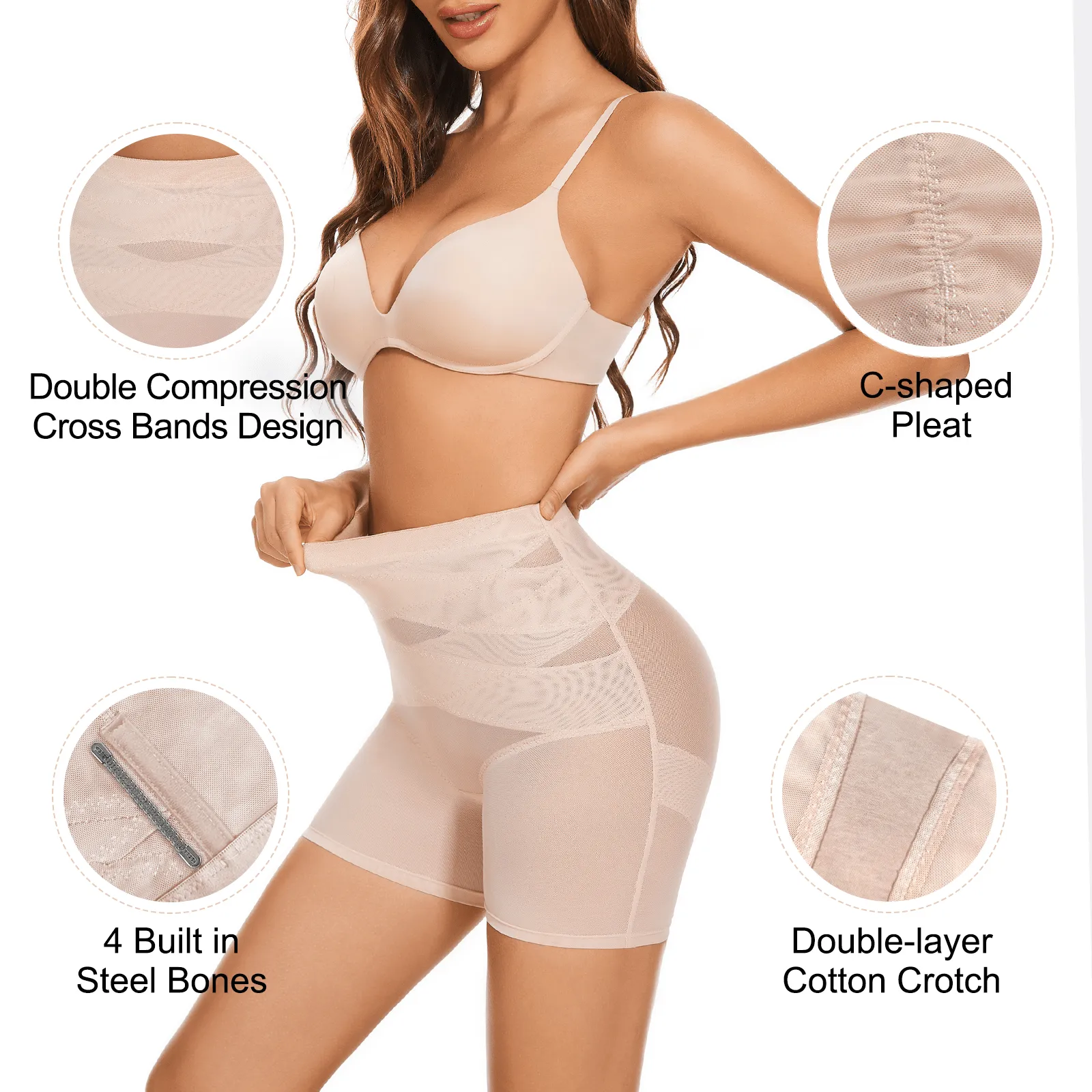 Culotte taille haute gainante BelleForme