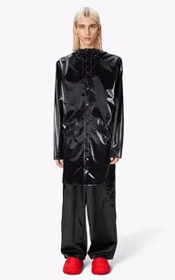 Imperméable Jacket 12020 noir brillant Rains - La Canadienne - Coupe-vent / imperméables Textile Noir