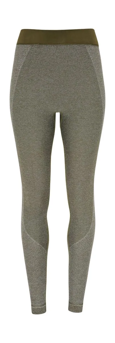 Legging pour femme multi-sports coupe 3D sans coutures - TR212 - vert olive 