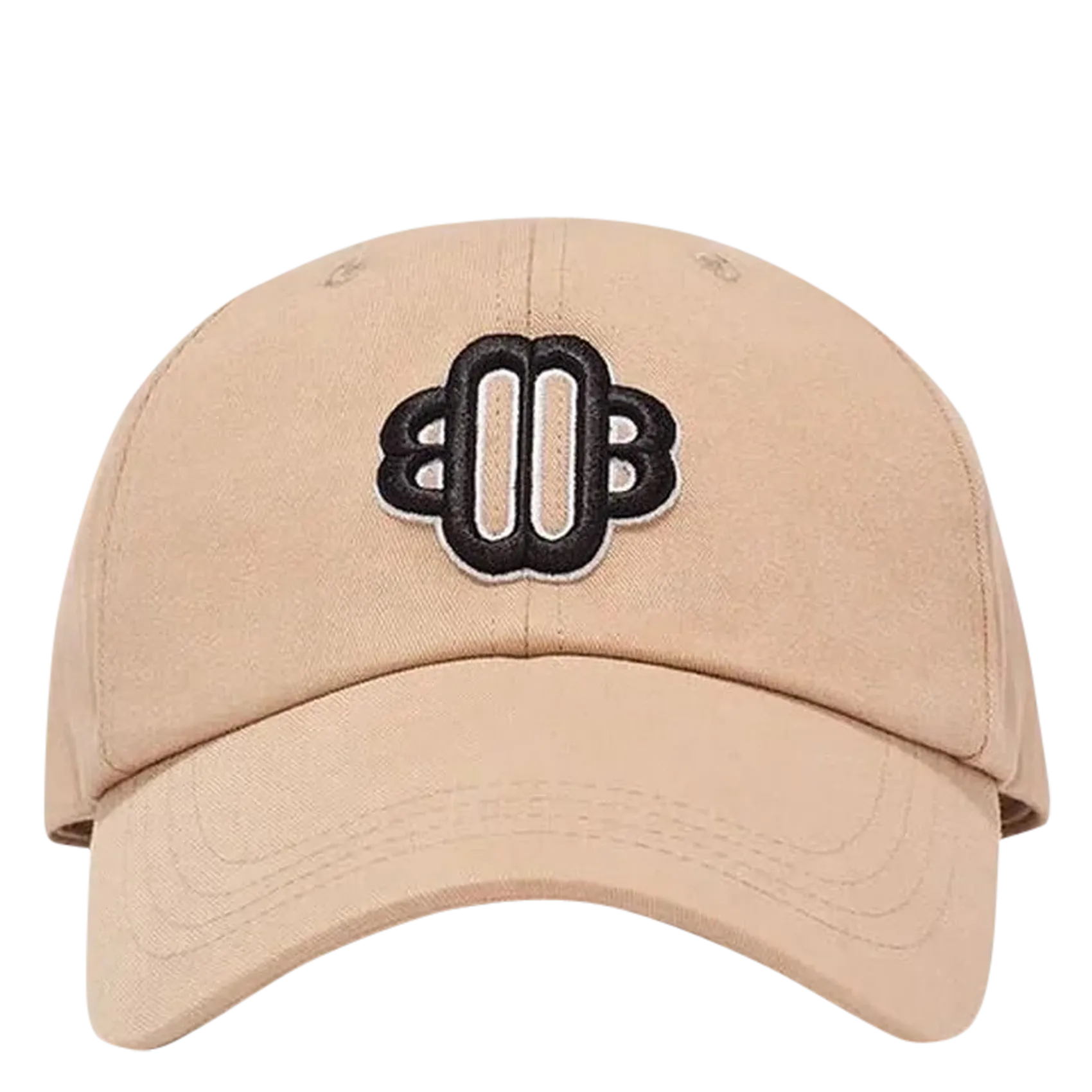 MAJE  Casquette brodée en coton - Beige