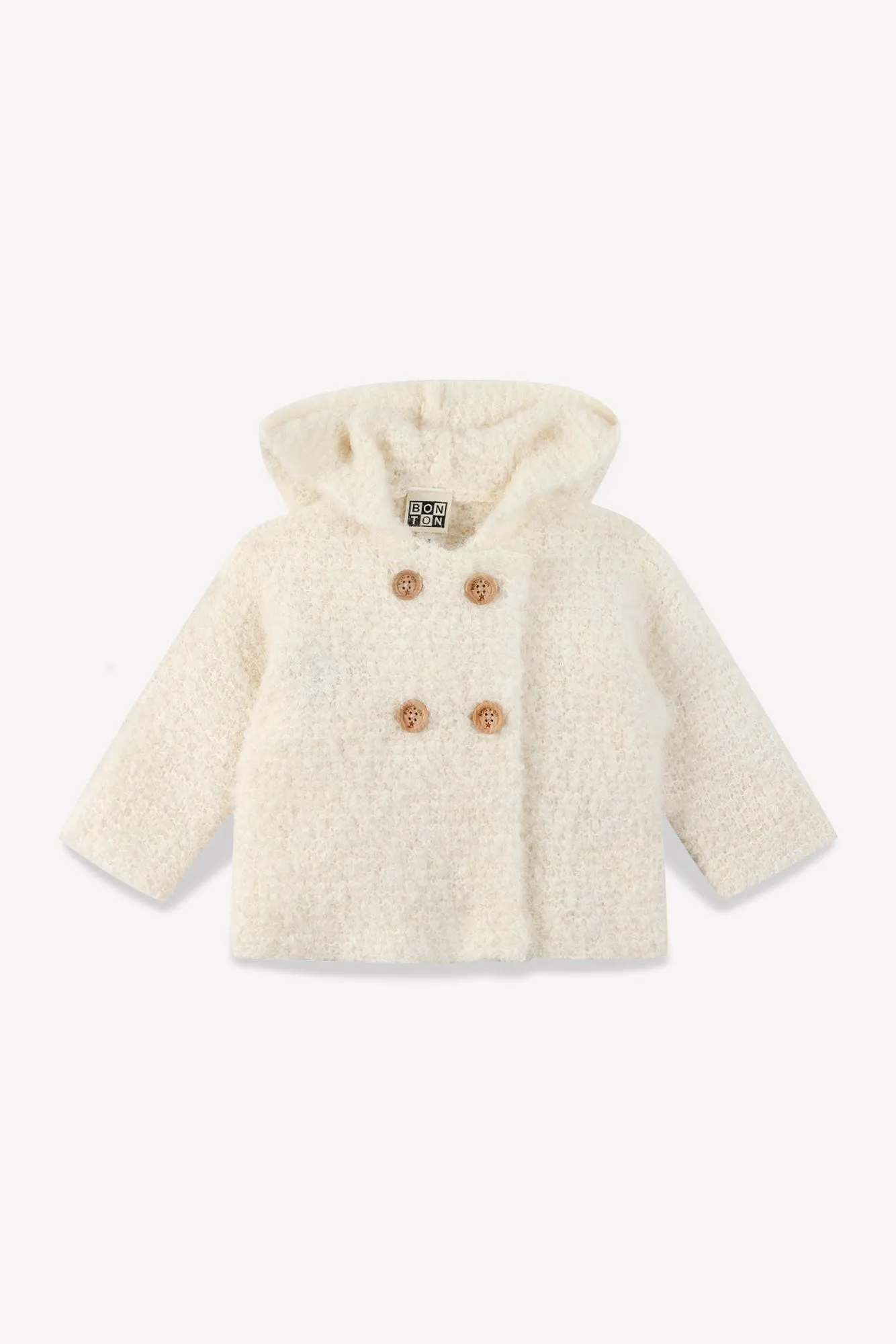 Manteau - beige Bébé en maille