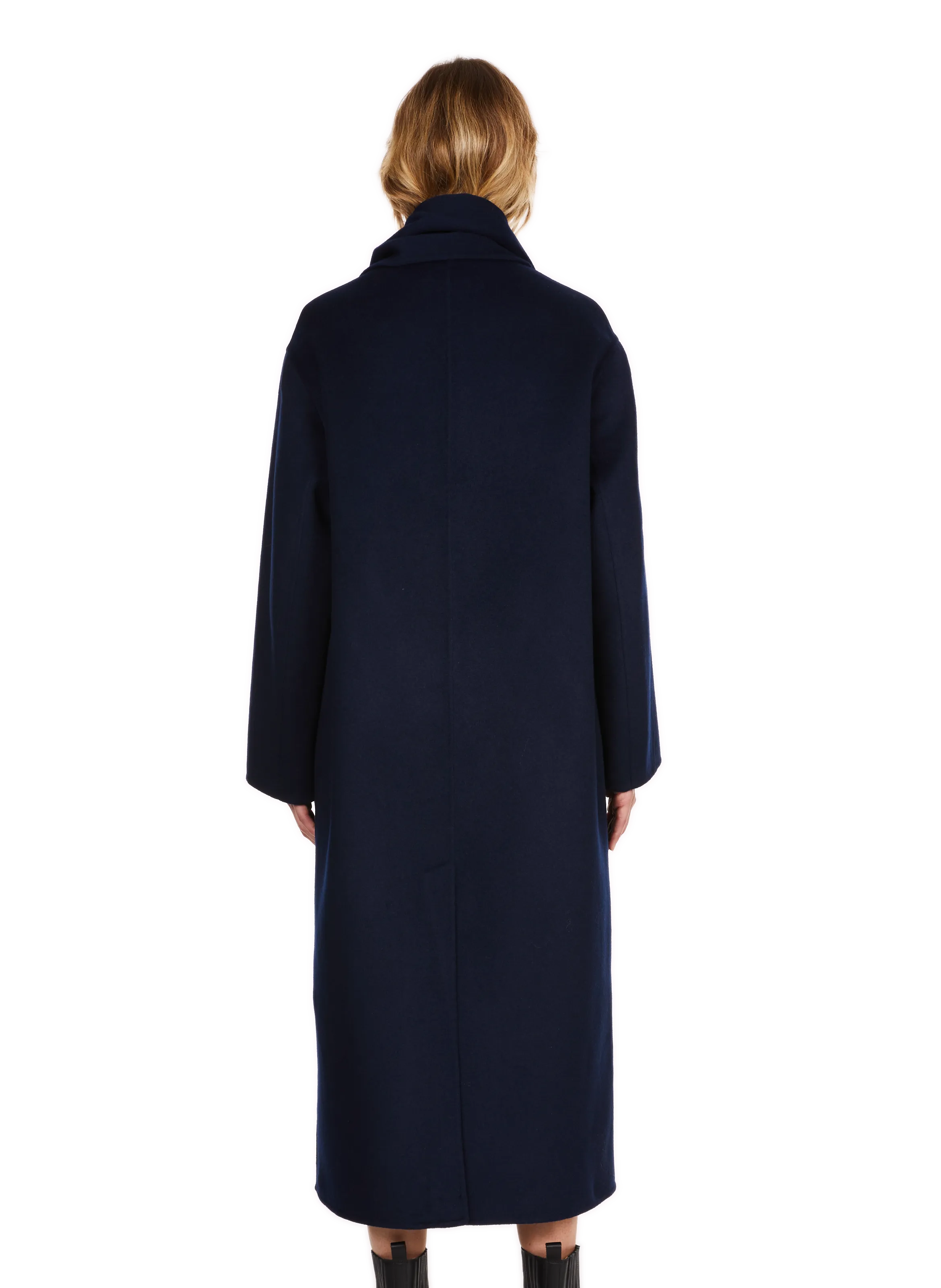 MANTEAU LONG AVEC éCHARPE EN LAINE - SAISON 1865 pour FEMME | Printemps