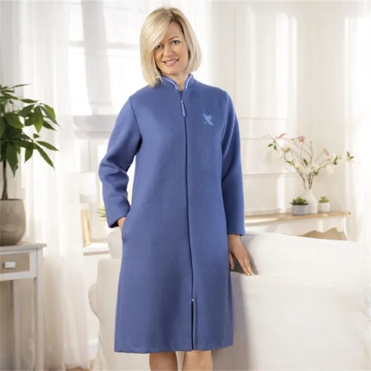 Robe de chambre Courtelle® zippée
