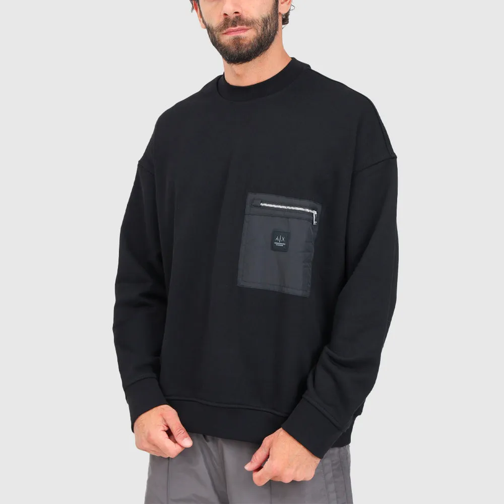 Sweatshirt à poche zippée