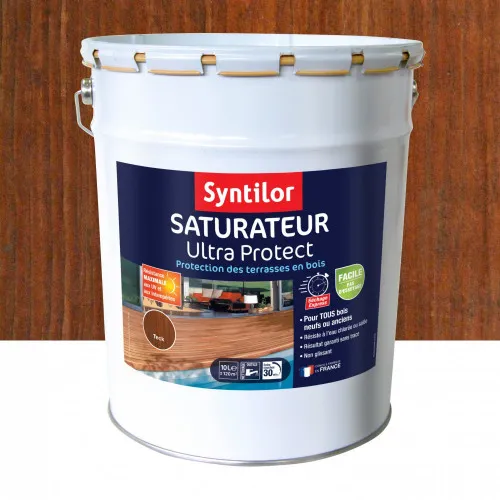 SYNTILOR Saturateur SYNTILOR Ultra protect 10 l, teck