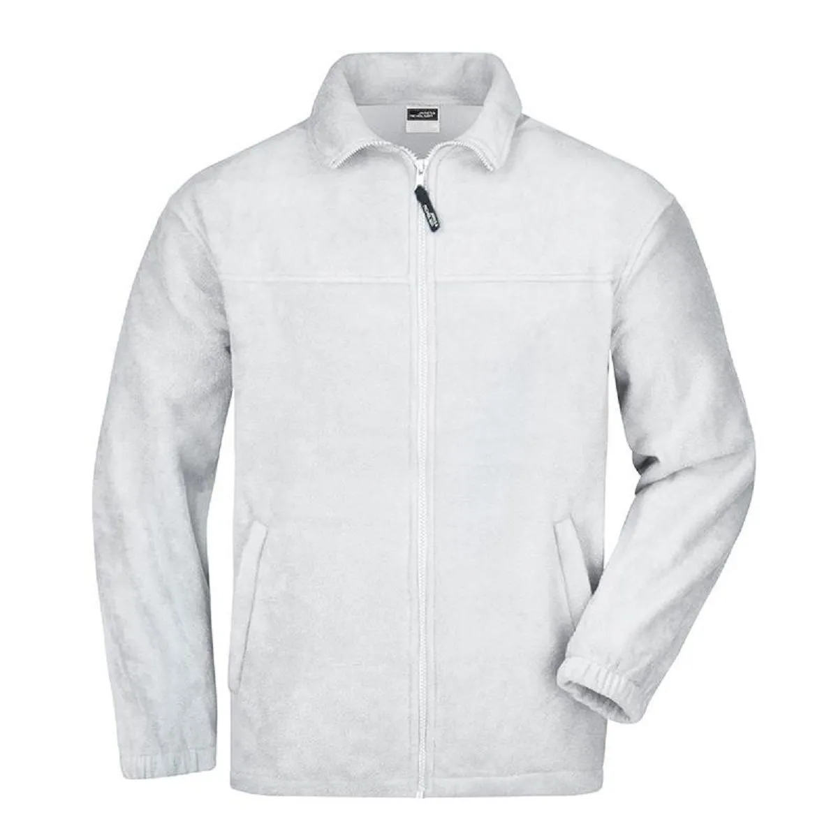 Veste polaire zippée homme - JN044 - blanc 