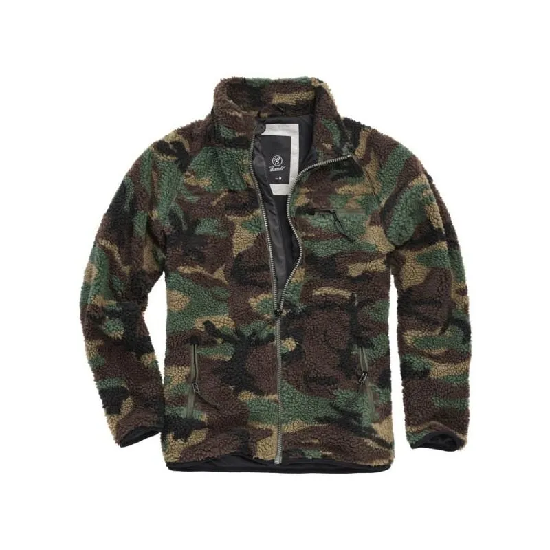 Veste polaire zippée à capuche woodland - Brandit