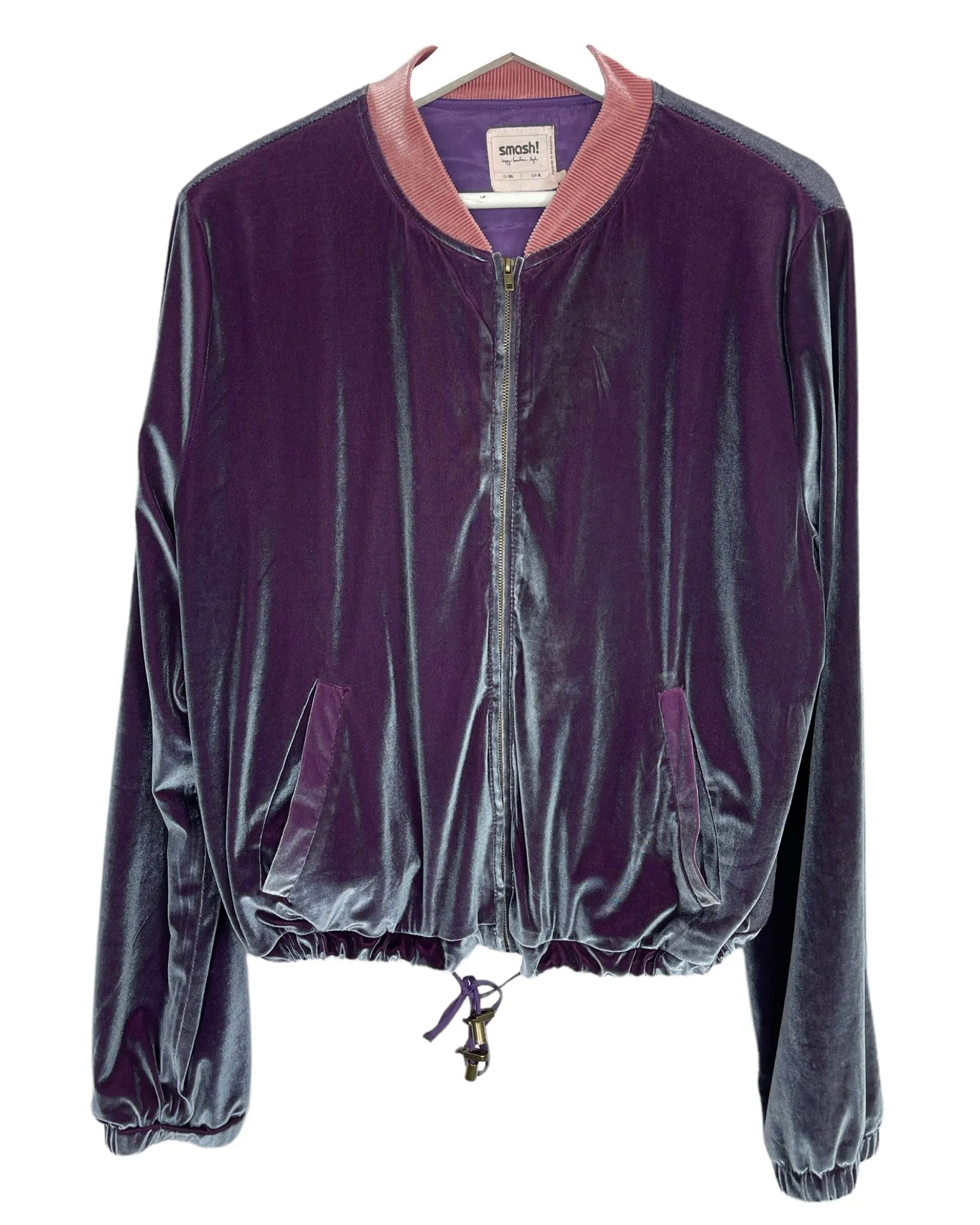 Veste zippée effet velours - XXL